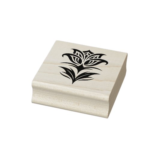 Maak Je Eigen Mooie Tribale Tulp Bloem Rubberstempel (Stempel)