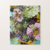 Maak Je Eigen Mooie Wilde Bloem Legpuzzel (Verticaal)