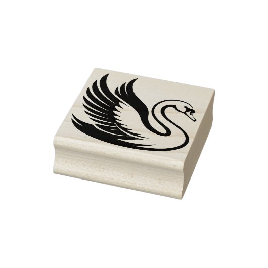 Maak Je Eigen Mooie Zwaan Vogel Rubberstempel (Stempel)