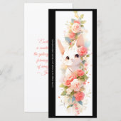 Maak Je Eigen Moppige Kittenrozen Bookmarkkaart (Voorkant / Achterkant)