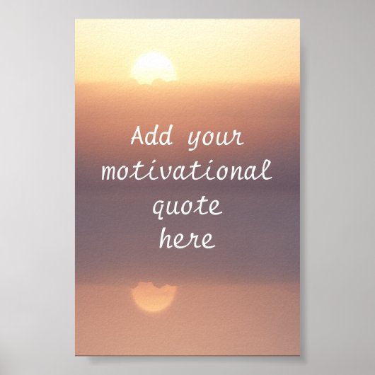 Maak je eigen motivatie citaat poster (Voorkant)