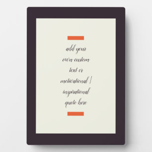 Maak je eigen motivatie / Inspirerende quote Fotoplaat