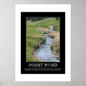 Maak Je Eigen Motivatieposter Poster (Voorkant)