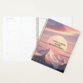 Maak Je Eigen Motiverende Citaat-Zonsondergang Ber Planner (Display)