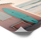 Maak Je Eigen Motiverende Spreuk - Retro Surf Poster (Hoek)
