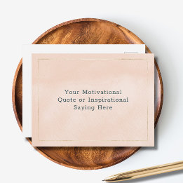 Maak Je Eigen Motiverende Spreuk Roze Goud Briefkaart