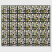 Maak Je Eigen Multi Foto Collage Cadeaupapier (Vlak)