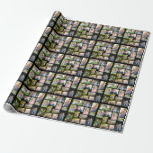 Maak Je Eigen Multi Foto Collage Cadeaupapier (Uitgerold)