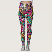 Maak je eigen MUZIEK 2 Pop Mode Leggings (Voorkant)