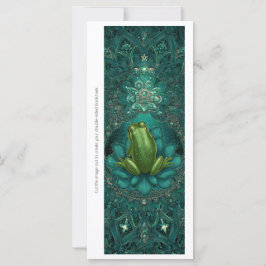 Maak Je Eigen Mystieke Kikker Bookmark Card