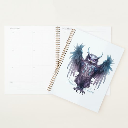 Maak Je Eigen Mystieke Paarse Uil Planner (Display)