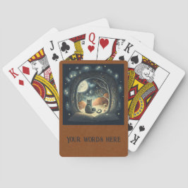Maak Je Eigen Mystieke Zwarte Sterrenkat Pokerkaarten