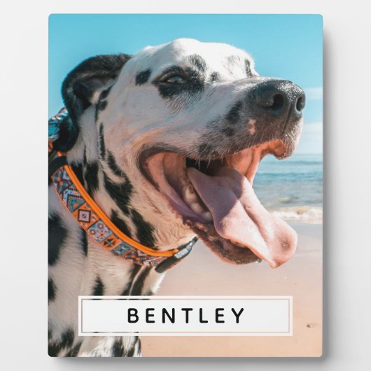 Maak Je Eigen Naam Foto Fotoplaat (Voorkant)