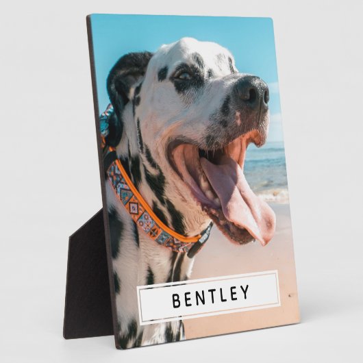 Maak Je Eigen Naam Foto Fotoplaat (Zijkant)