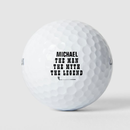 Maak Je Eigen Naam Initiaal Golfballen (Voorkant)