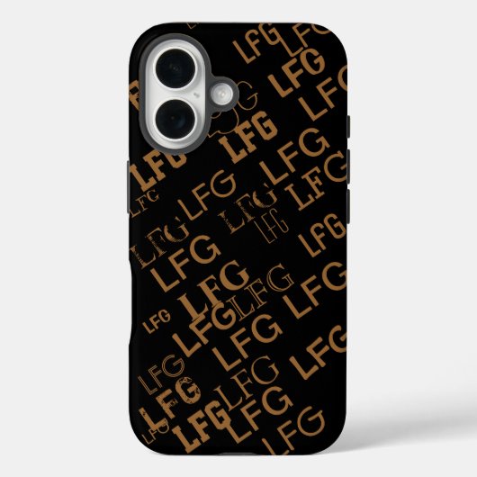 maak je eigen naam-initiaalpatroon Case-Mate iPhone case (Achterkant)