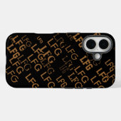 maak je eigen naam-initiaalpatroon Case-Mate iPhone case (Achterkant (horizontaal))