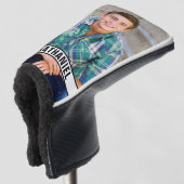 Maak Je Eigen Naam Monogram Foto Golfheadcover (3/4 voorkant)