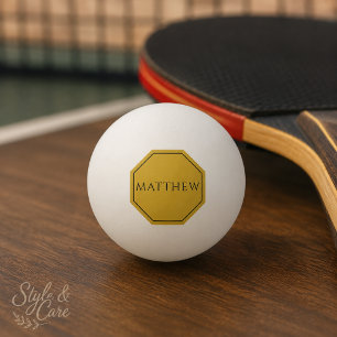 Maak Je Eigen Naam Pingpongbal
