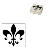 Maak je eigen Narren Fleur De Lis Rubberstempel (Gestempeld)