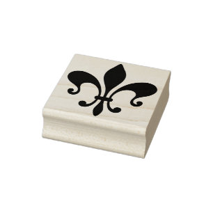 Maak je eigen Narren Fleur De Lis Rubberstempel
