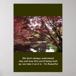 Maak je eigen natuurfotografieposter poster