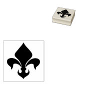 Maak je eigen nautische Fleur de Lis Rubberstempel (Gestempeld)