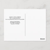 Maak Je Eigen Nieuw Adres Briefkaart (Achterkant)