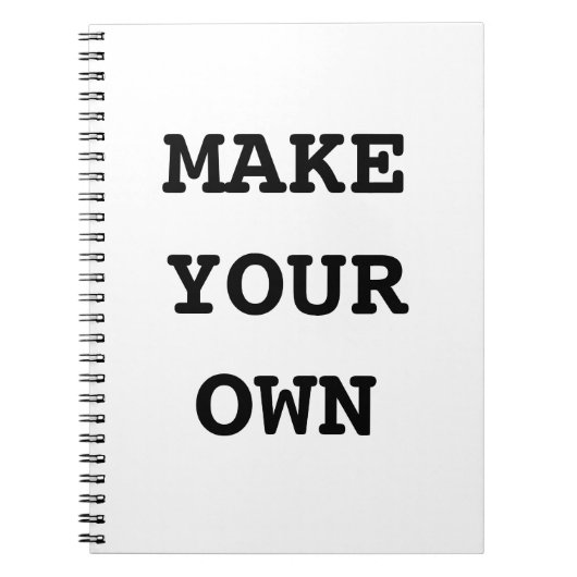 MAAK JE EIGEN NOTITIEBOEK (Voorkant)