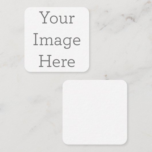 6,4 x 6,4 Enkel notitiekaartje (Voorkant / Achterkant)