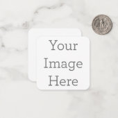 6,4 x 6,4 Enkel notitiekaartje (Voorkant / Achterkant in situ)