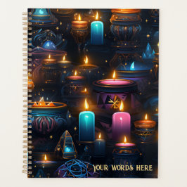 Maak je eigen occulte kaarsen & ketels Blauw Planner