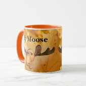 Maak je eigen onderschrift - Gele Mok (Voorkant links)