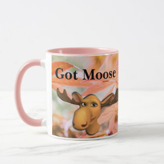 Maak je eigen onderschrift - Roze Mok