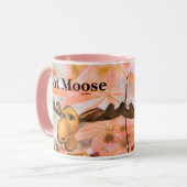 Maak je eigen onderschrift - Roze Mok (Voorkant links)