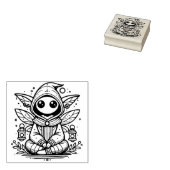 Maak Je Eigen Ondeugende Gekapte Fee Rubberstempel (Gestempeld)