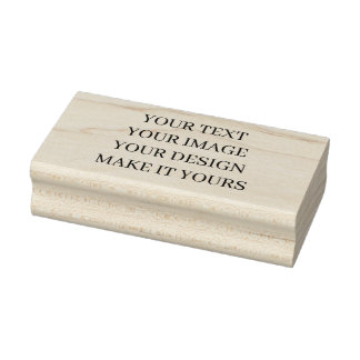Maak Je Eigen Ontwerp 1.5" x 3" Rubberstempel