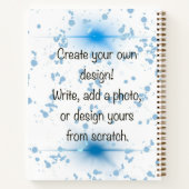 Maak Je Eigen Ontwerp Aangepaste Foto & Tekst Spir Notitieboek (Achterkant)