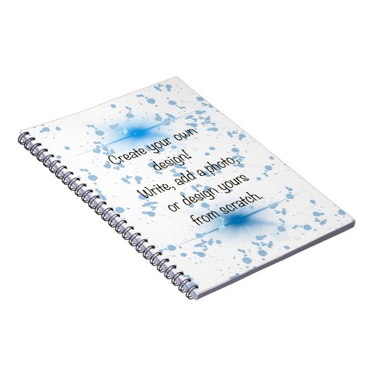 Maak Je Eigen Ontwerp Aangepaste Foto & Tekst Spir Notitieboek (Rechterzijde)