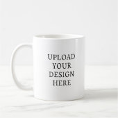 Maak Je Eigen Ontwerp Aangepaste Logo Koffiemok (Links)