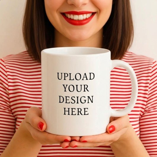 Maak Je Eigen Ontwerp Aangepaste Logo Koffiemok