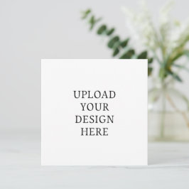 Maak je eigen ontwerp Aangepaste vierkant Kaart