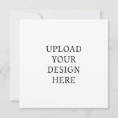Maak je eigen ontwerp Aangepaste vierkant Kaart (Achterkant)