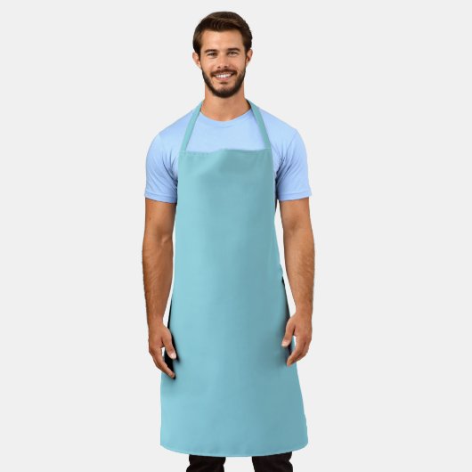 Maak Je Eigen Ontwerp All-Over Print Grote Schort (Gedragen)