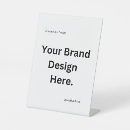 Maak Je Eigen Ontwerp en Druk een Sokkelbord Af Reclamebord Met Voetstuk