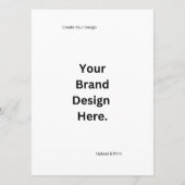 Maak Je Eigen Ontwerp en Druk Plat Menu Af (Achterkant)