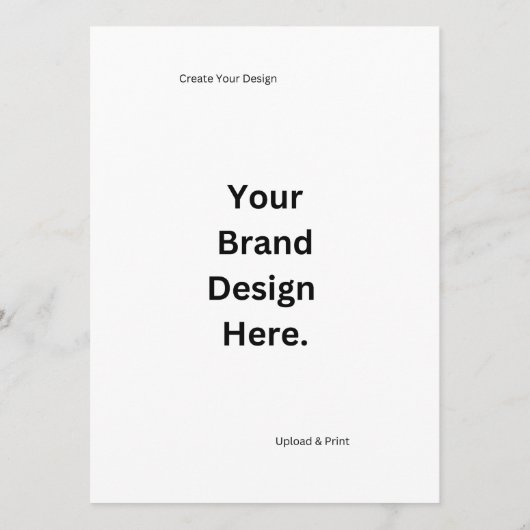 Maak Je Eigen Ontwerp en Druk Plat Menu Af (Achterkant)