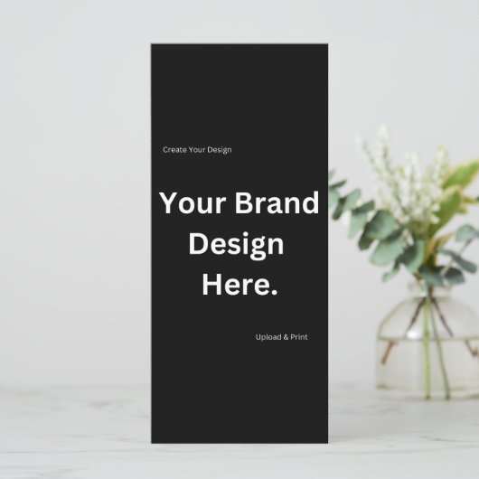 Maak Je Eigen Ontwerp en Druk Plat Menu Af (Staand voorkant)