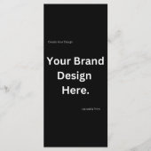 Maak Je Eigen Ontwerp en Druk Plat Menu Af (Voorkant)