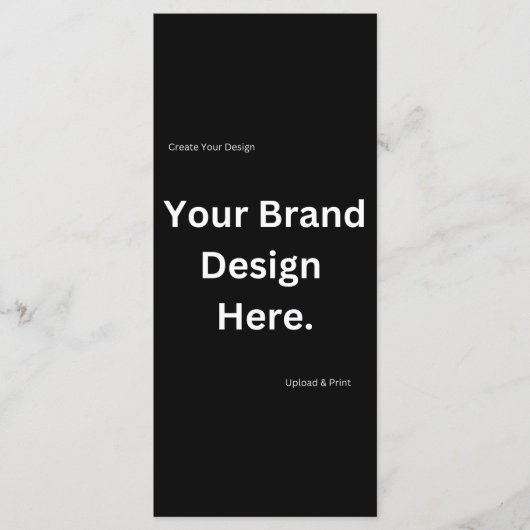 Maak Je Eigen Ontwerp en Druk Plat Menu Af (Voorkant)